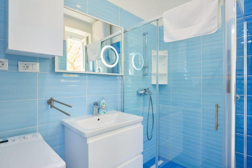 Koupelna v ubytování Spacious 4 Bedroom Dubrovnik Apartment