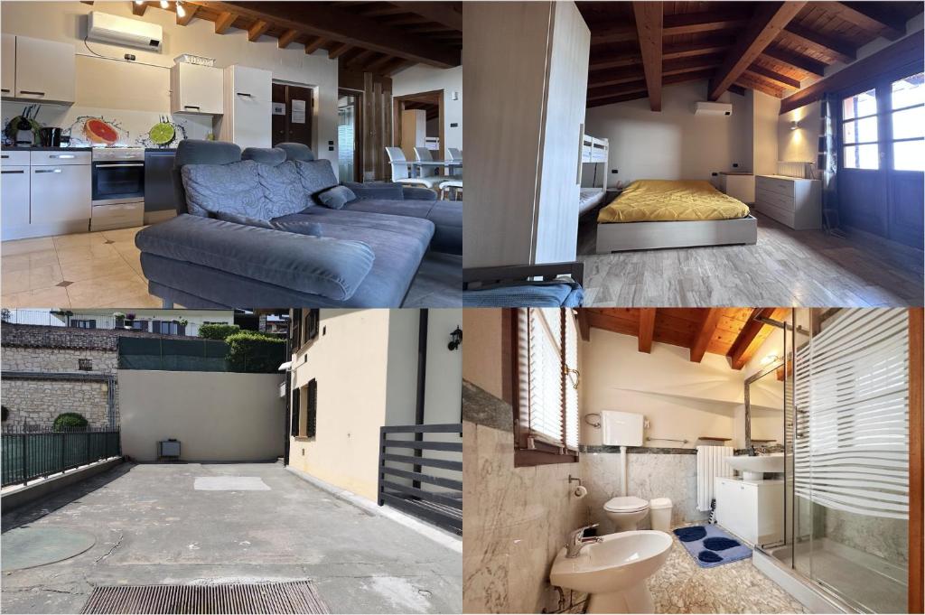 Kuchyň nebo kuchyňský kout v ubytování LOFT GARDASEE
