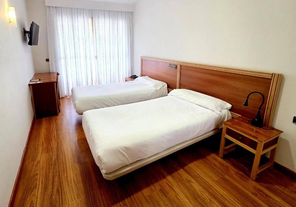 Postel nebo postele na pokoji v ubytování Hotel Los Barruecos by Croma