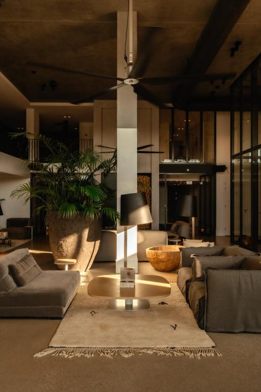 Strandhotelにあるシーティングエリア
