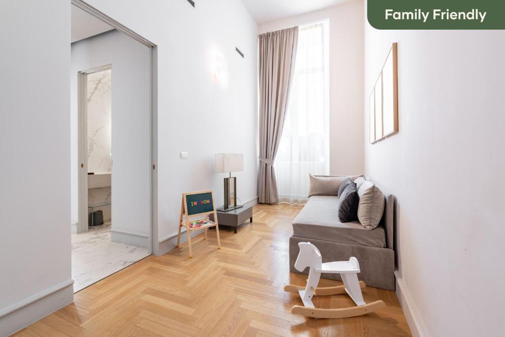 Posedenie v ubytovaní limehome Lecce Palazzo BN