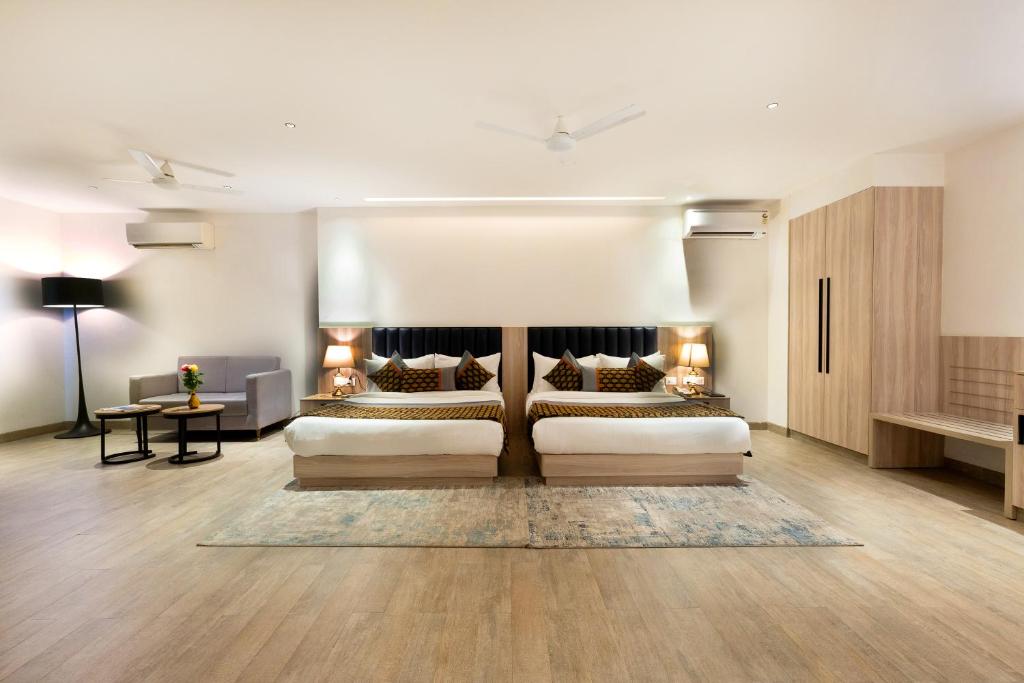 Posezení v ubytování The OPO Delhi Aerocity