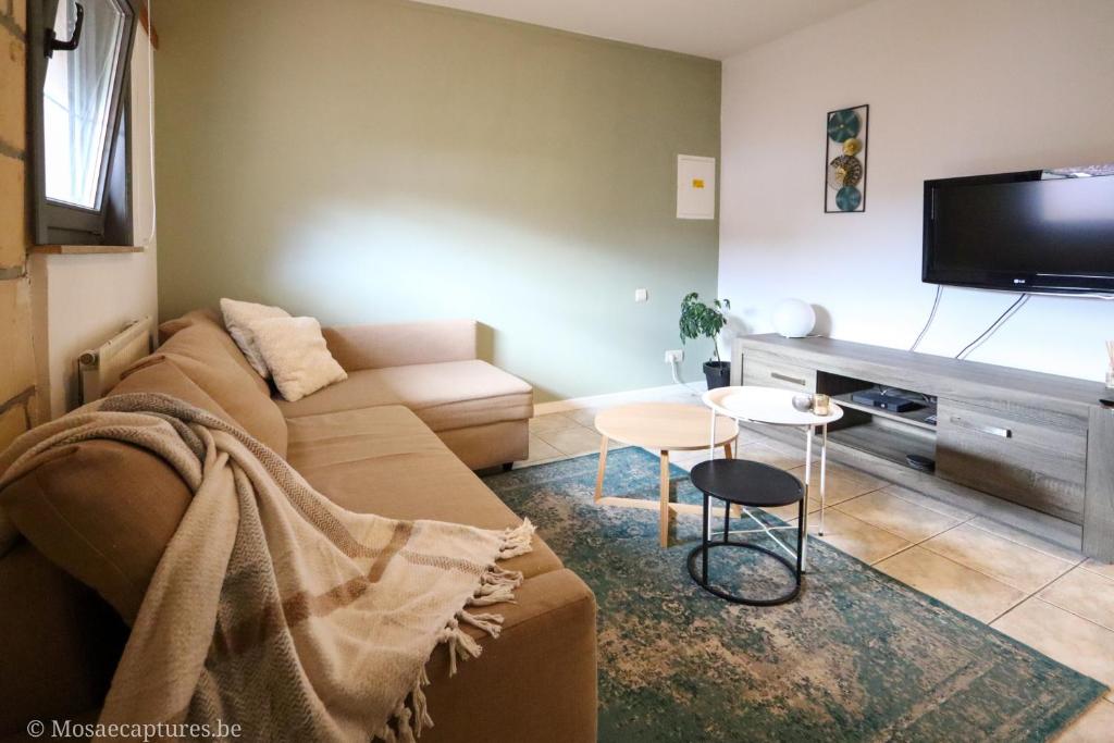 TV a/nebo společenská místnost v ubytování Millenniumhoeve (Lieke)