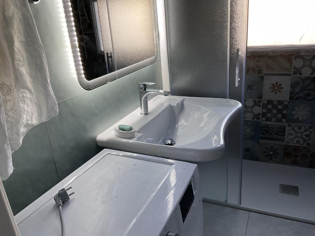 A bathroom at Casa Patrizia