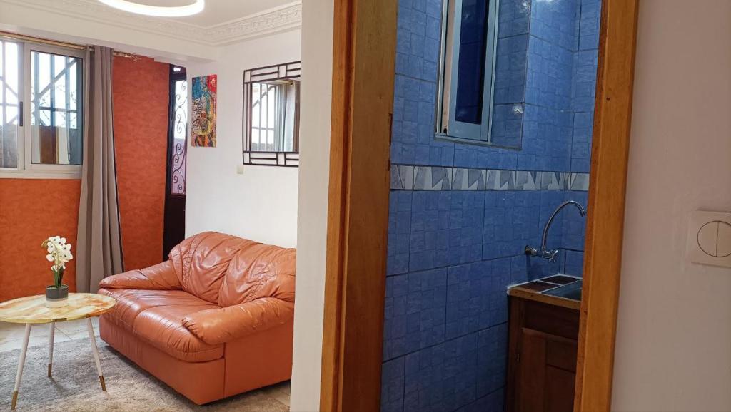 Posezení v ubytování Residence la Flamboyance