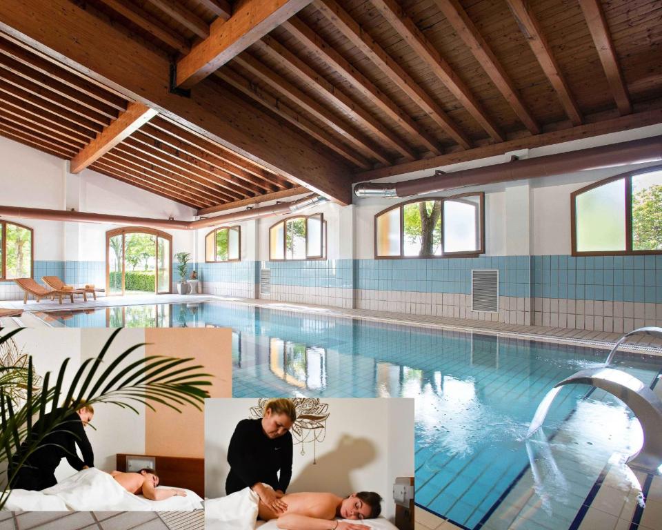 Bazén v ubytování Ancora Sport Resort Hotel nebo v jeho okolí