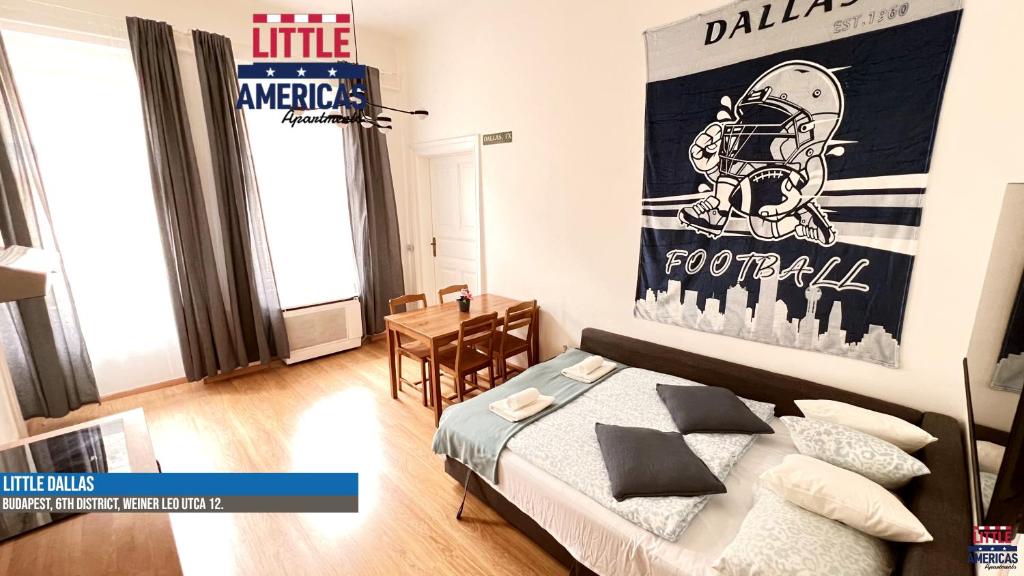 Posezení v ubytování Little Americas Westend Apartments