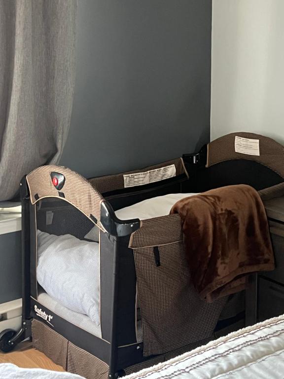 Postel nebo postele na pokoji v ubytování Condo de charme familial