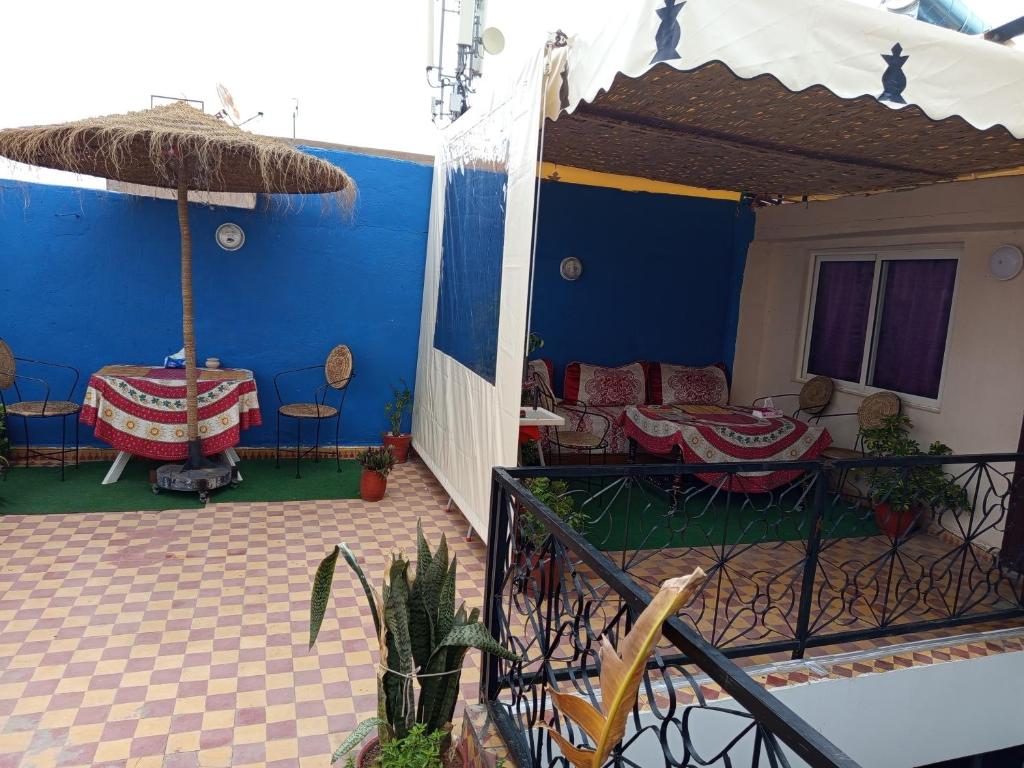 Patio nebo venkovní prostory v ubytování Riad Derb El Aarsa