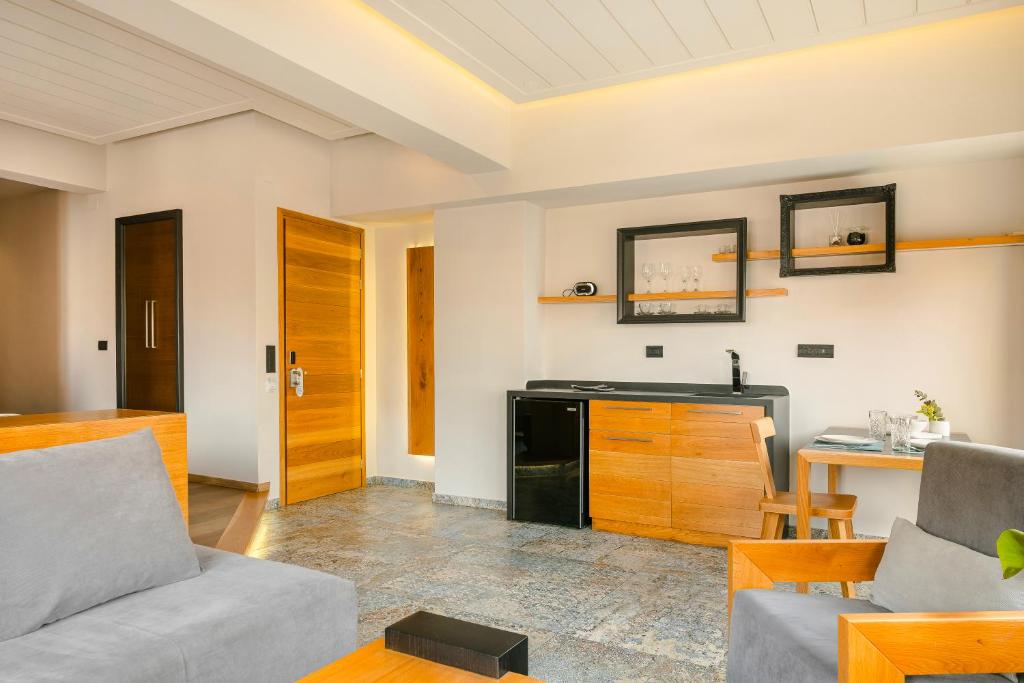 Posezení v ubytování Querini Luxury Suites