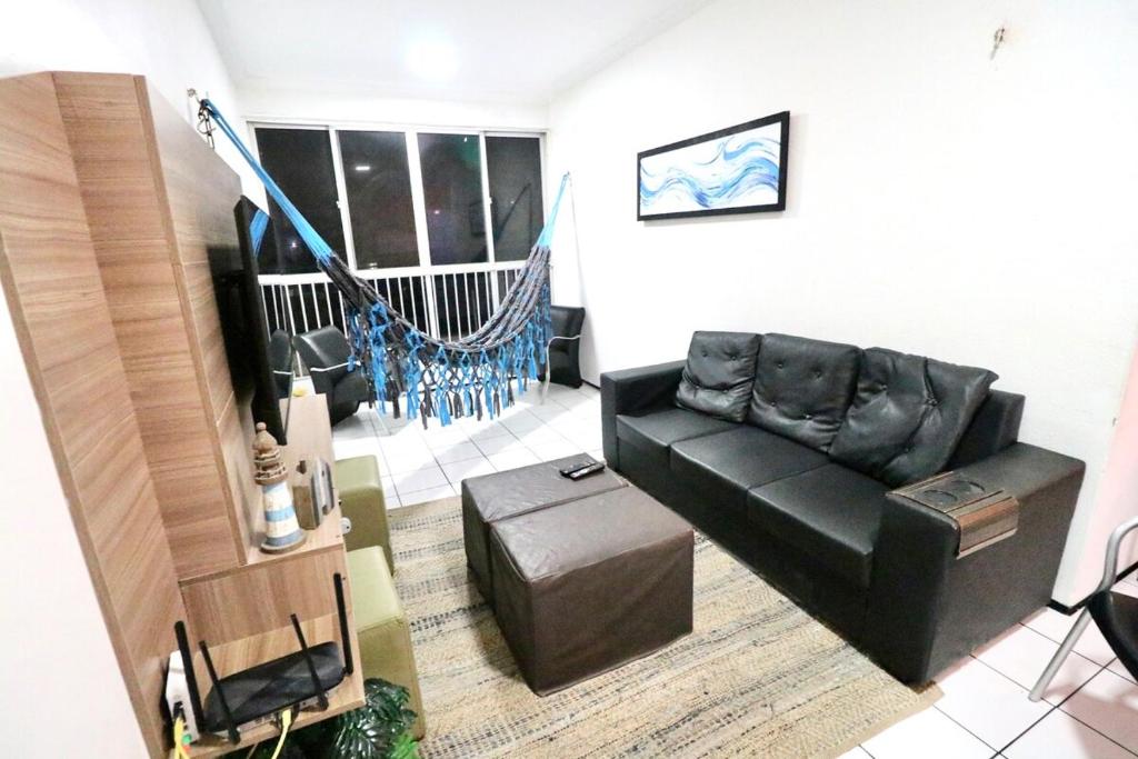 Posezení v ubytování Apartamento Mobiliado AptCE