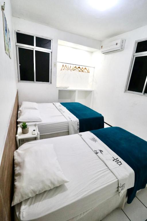 Postel nebo postele na pokoji v ubytování Apartamento Mobiliado AptCE