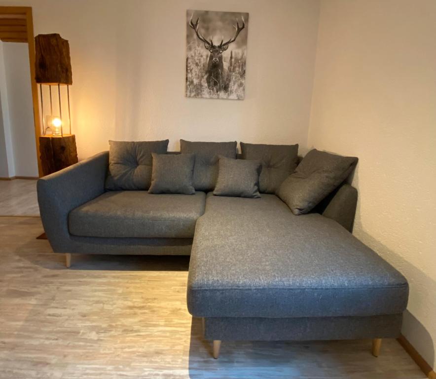 Posezení v ubytování Schwarzwaldnest Dachsberg