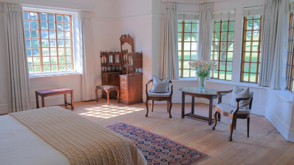 Postel nebo postele na pokoji v ubytování St Fort Farm Guesthouse