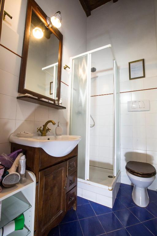 A bathroom at Pettinary Village B&B