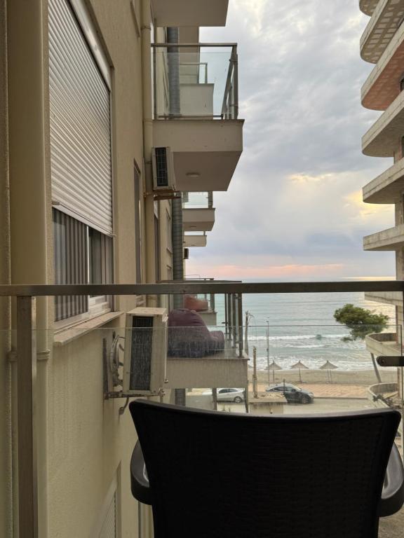 Balkón nebo terasa v ubytování Deluxe Apartments Shengjin