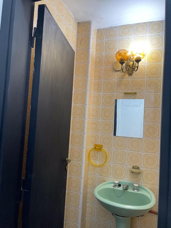 Koupelna v ubytování Hotel Herrera