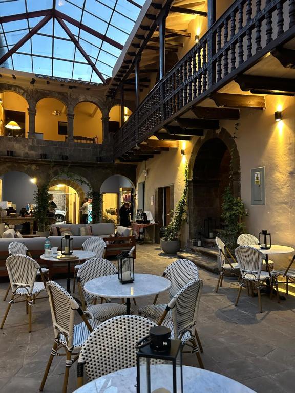 Restaurace v ubytování Hotel Cusco Plaza Saphi