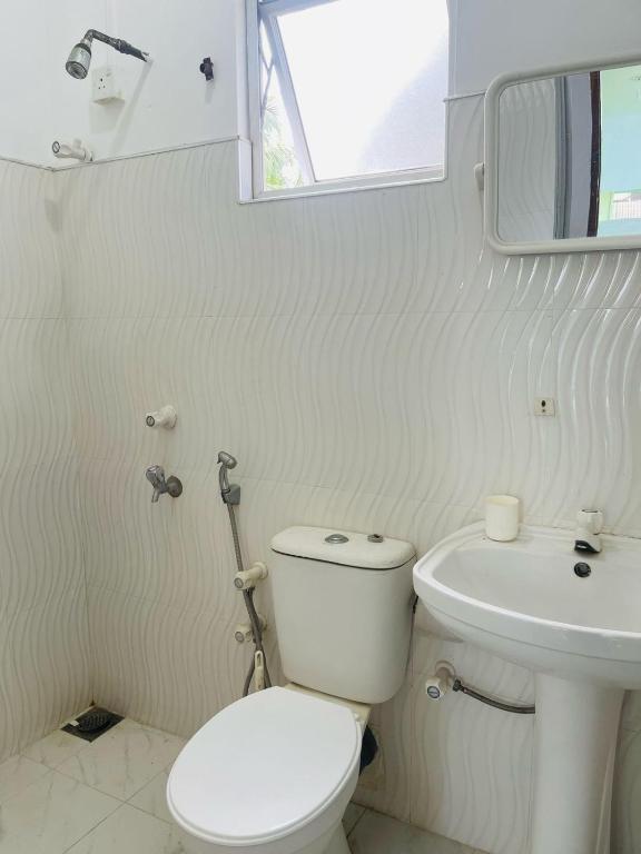 Koupelna v ubytování Gopalapuram Guest House