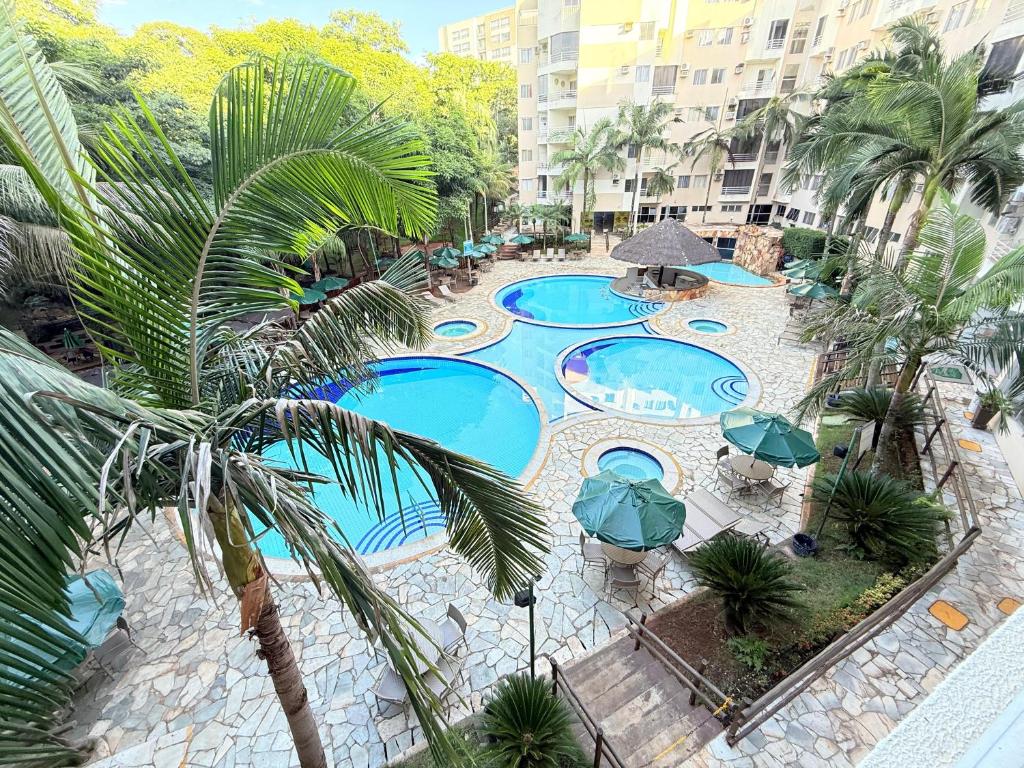 Hồ bơi trong/gần Rio Quente - Thermas Paradise Apto 1 QTO
