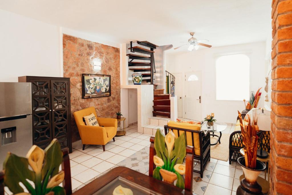 Posezení v ubytování Boutique Hotel & Suites Hacienda Lord Twigg