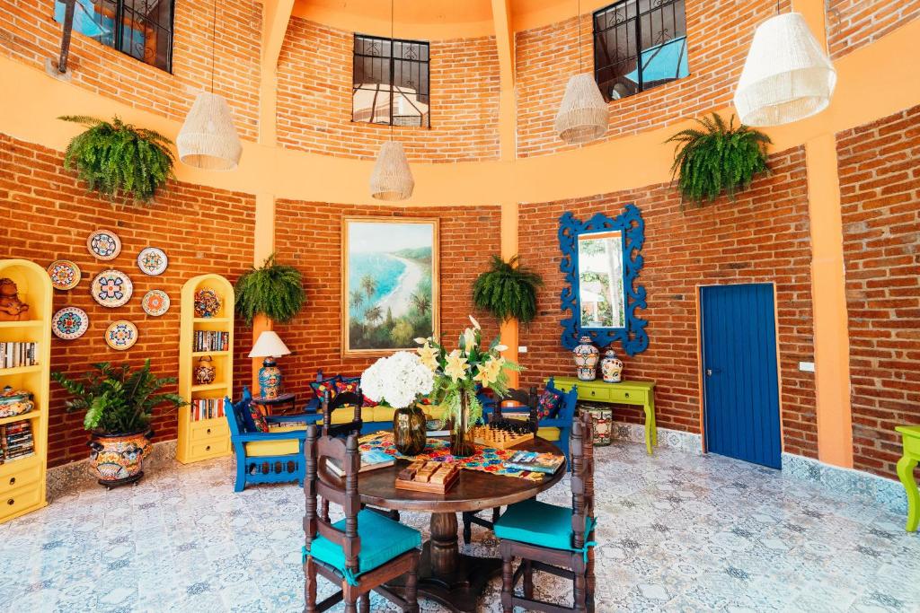 Posezení v ubytování Boutique Hotel & Suites Hacienda Lord Twigg