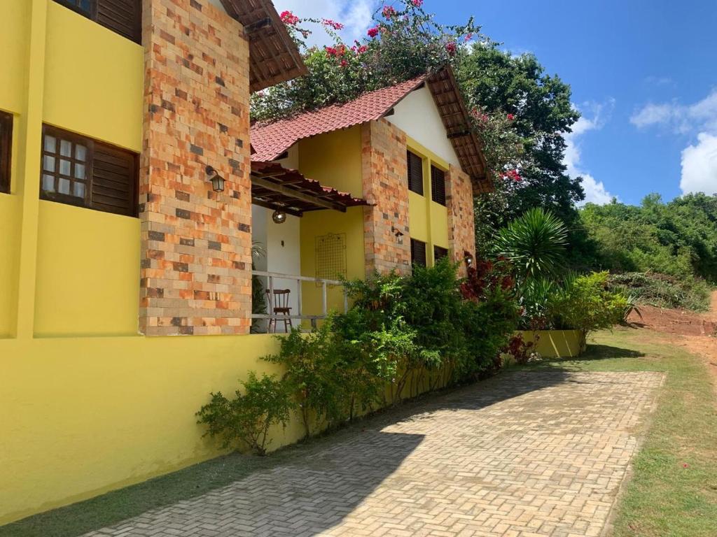 Zahrada ubytování Chalés serra linda