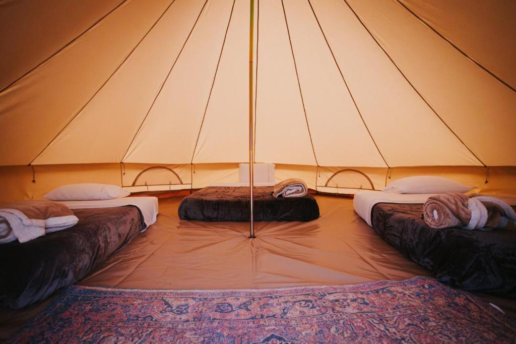 Postel nebo postele na pokoji v ubytování Duna Camp Huacachina