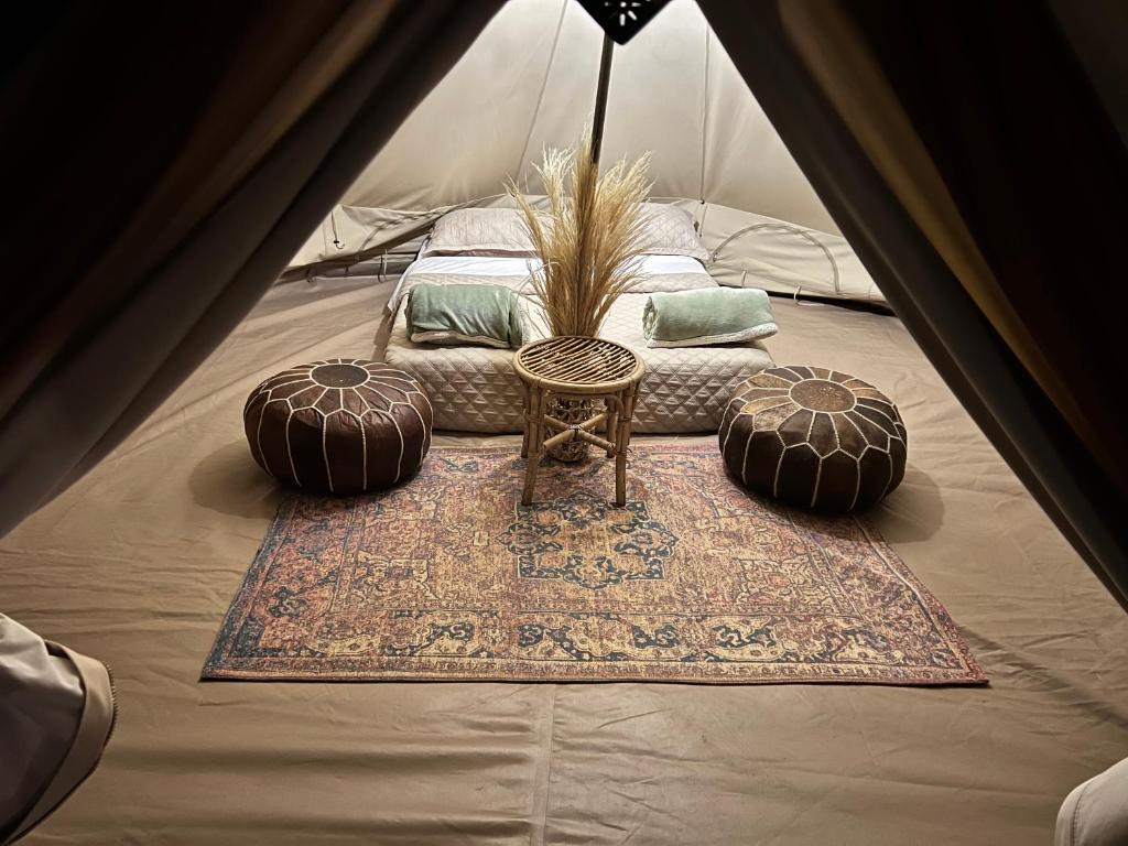 Postel nebo postele na pokoji v ubytování Duna Camp Huacachina