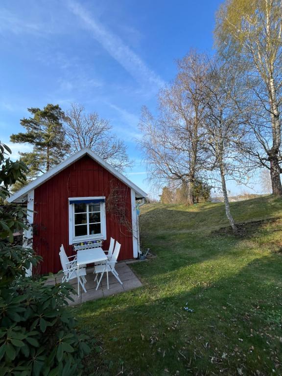 Zahrada ubytování Stuga Björkdalen
