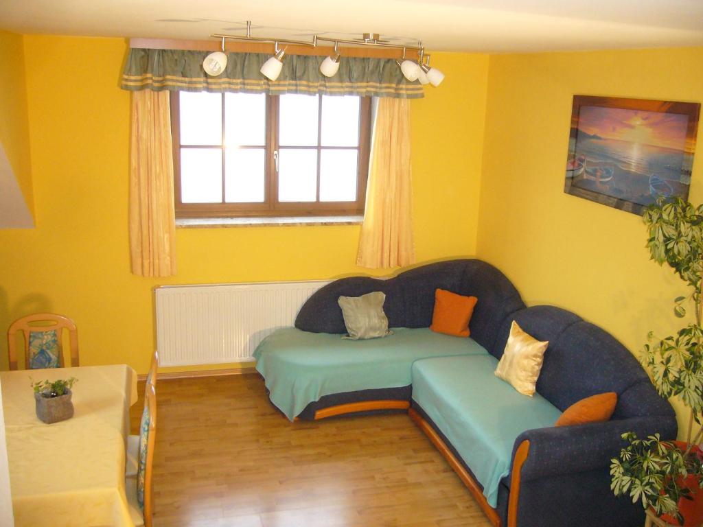 Posezení v ubytování Ferienhof Fischenhaus