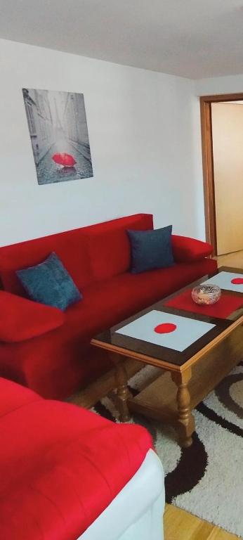 Posezení v ubytování Apartman 053