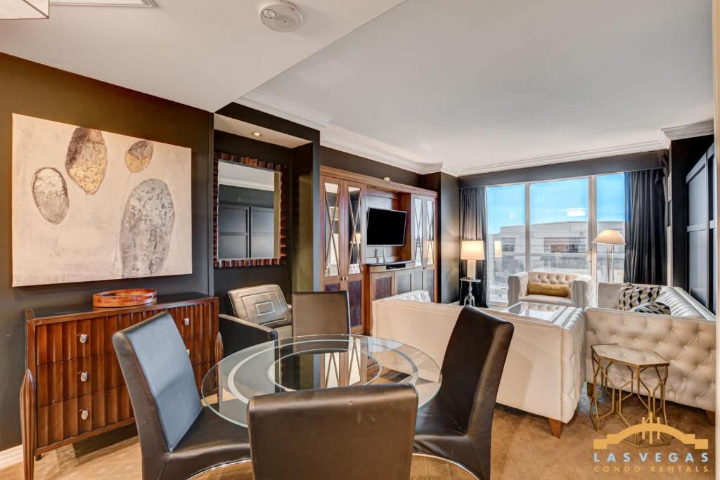 Posezení v ubytování MGM Signature-04-602 1Br 2Ba Balcony Suite