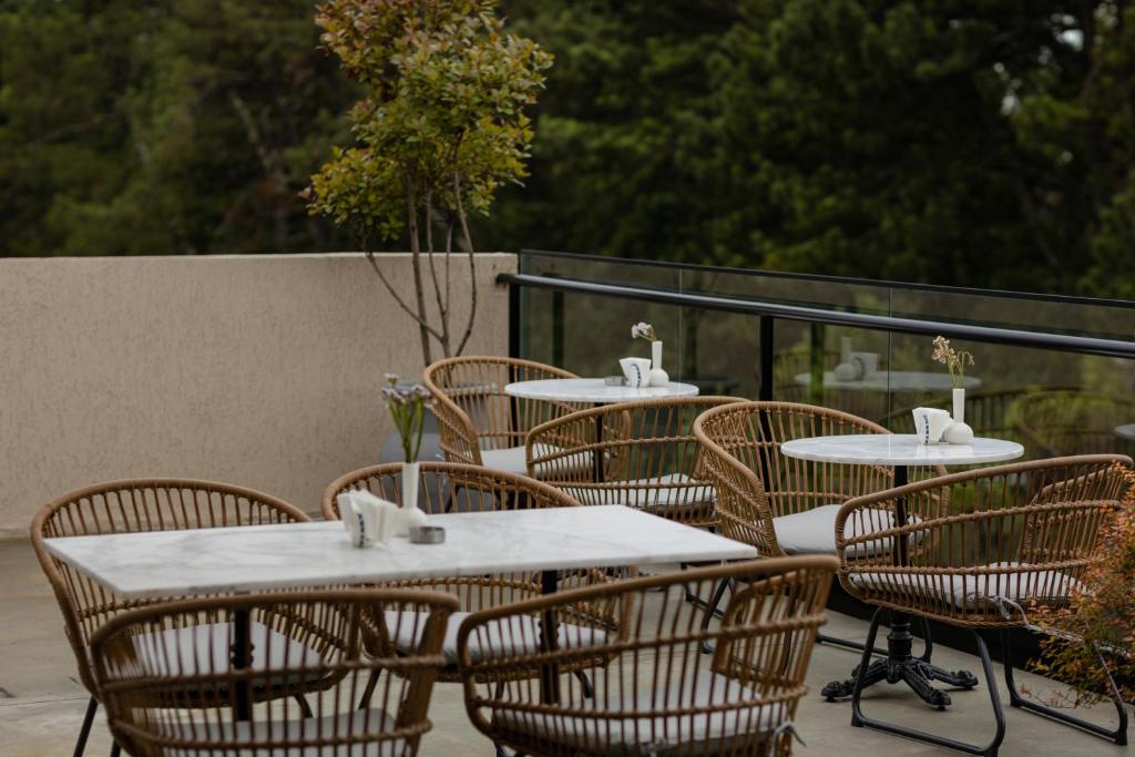 Balkón nebo terasa v ubytování Kobuleti Garden Inn