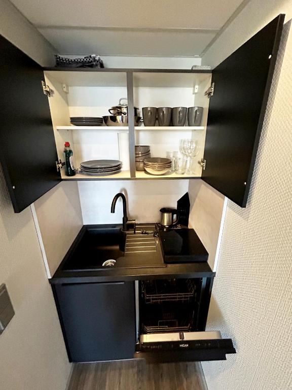Aparthotel in Düsseldorf am Medienhafen mit Küche
