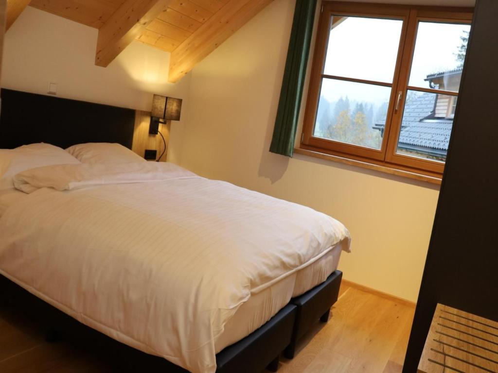 Postel nebo postele na pokoji v ubytování Auerhahn