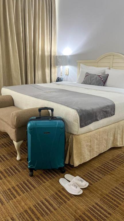 Postel nebo postele na pokoji v ubytování Hotel Roraima Inn