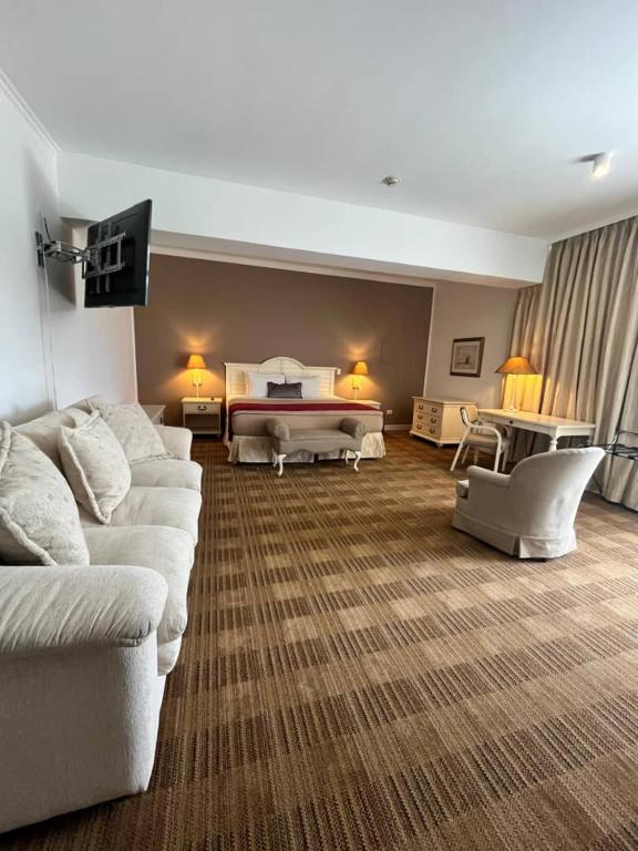 Posezení v ubytování Hotel Roraima Inn