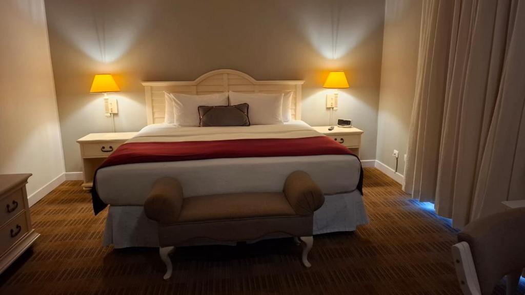Postel nebo postele na pokoji v ubytování Hotel Roraima Inn