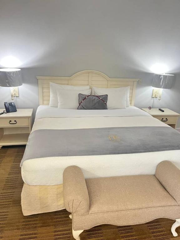 Postel nebo postele na pokoji v ubytování Hotel Roraima Inn