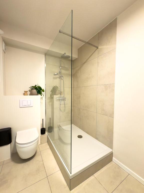 Koupelna v ubytování Genk Central Apartment