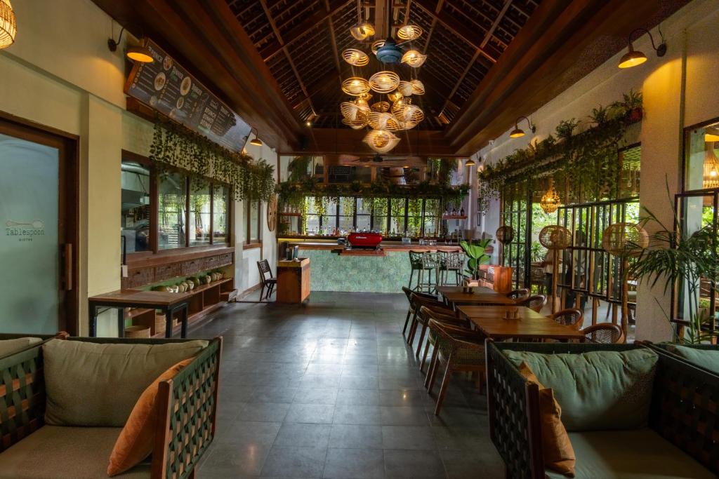 Restaurace v ubytování Adiwana Suweta
