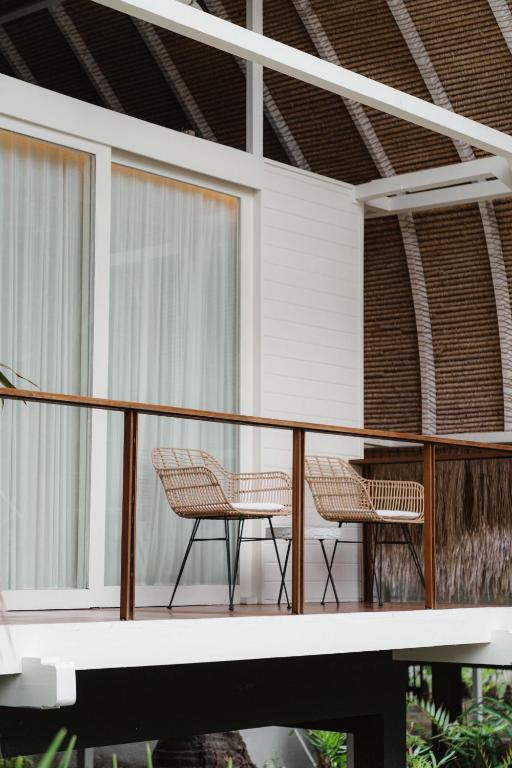 Un balcón o terraza de Hotel Lumi Gili Trawangan