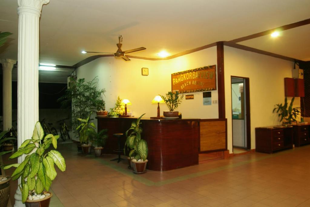 Kuchyň nebo kuchyňský kout v ubytování Pangkor Bay View Beach Resort