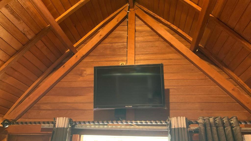 TV a/nebo společenská místnost v ubytování D sabin cottage