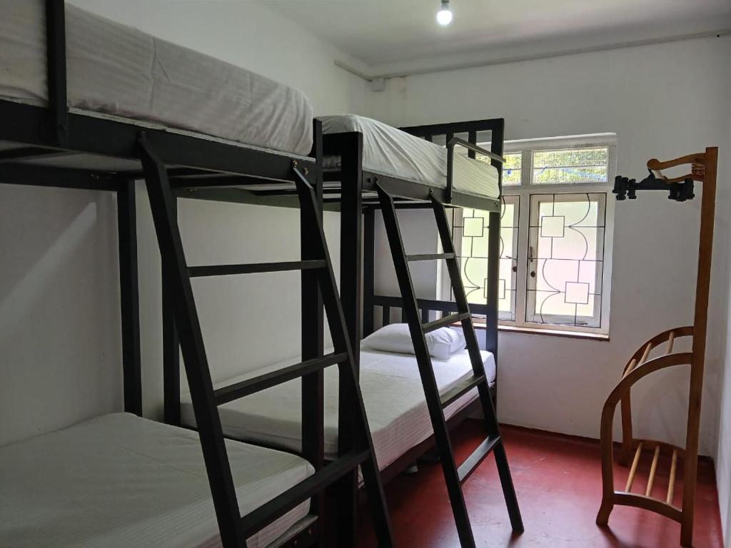 Palanda nebo palandy na pokoji v ubytování Kandy Twin Hostel