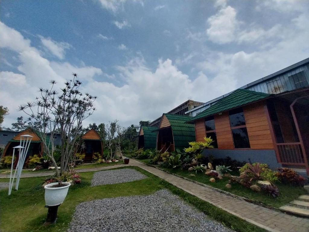 Zahrada ubytování D sabin cottage