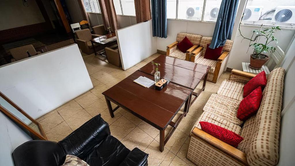 Posezení v ubytování Hotel Shree Tara