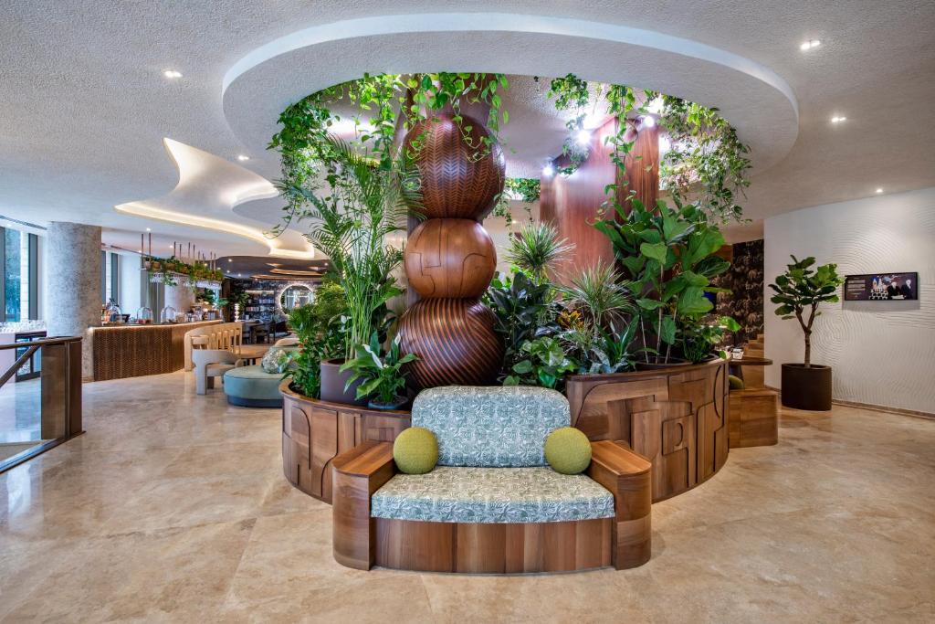 Posezení v ubytování Swissôtel Tbilisi