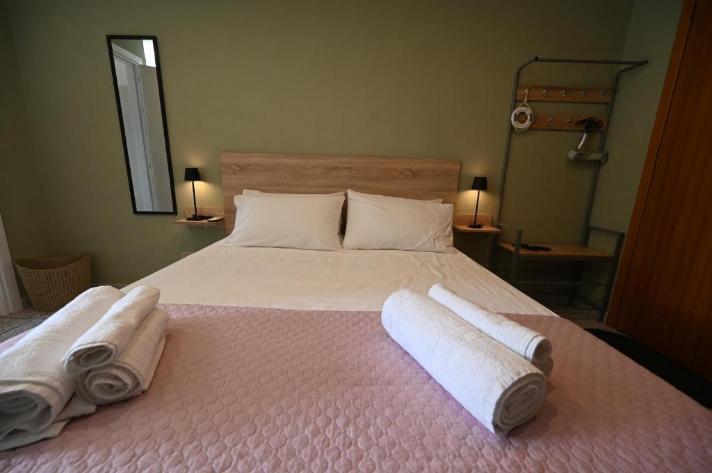 Katil atau katil-katil dalam bilik di Kiko's Rooms - Centro Tropea